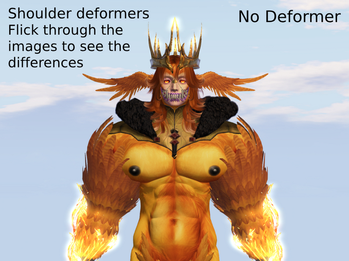 wider shoulders deformer