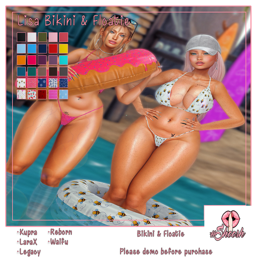 #SHOOSH - Lisa Bikini & Floatie [FATPACK]