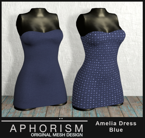 !APHORISM! - Amelia Dress Blue