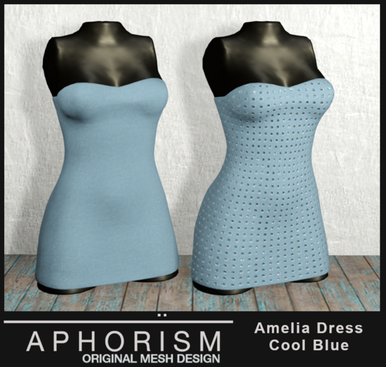 !APHORISM! - Amelia Dress Cool Blue