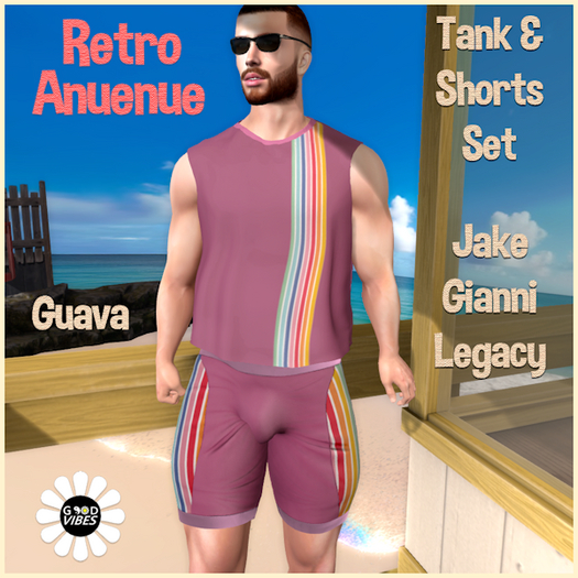 GoodVibes Retro Guava Mens Set