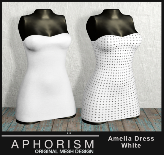 !APHORISM! - Amelia Dress White
