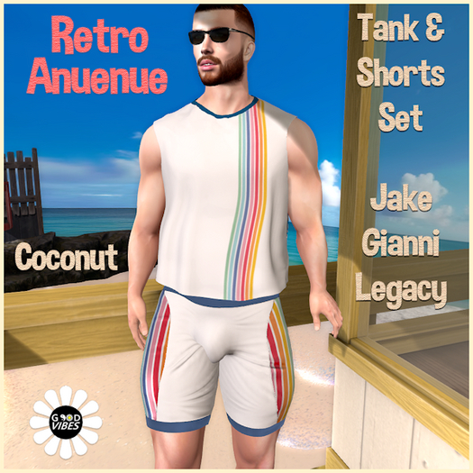 GoodVibes Retro Coconut Mens Set 