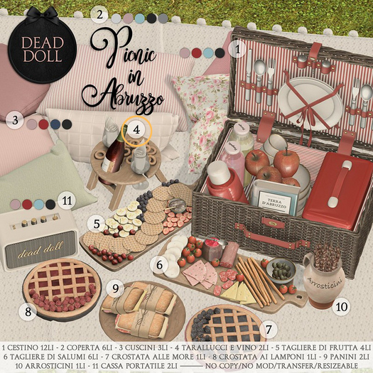 04 - DEAD DOLL - Picnic in Abruzzo - Tarallucci & Vino