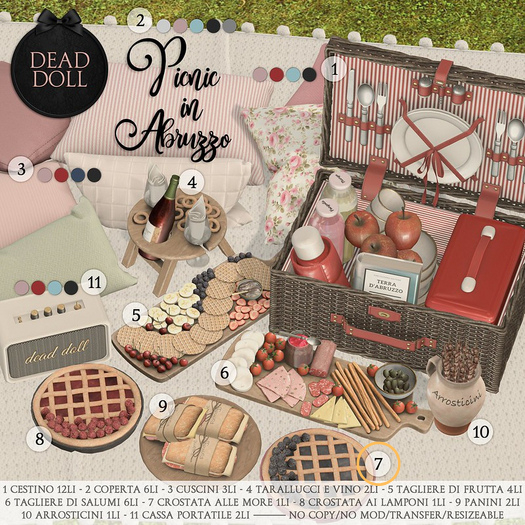 07 - DEAD DOLL - Picnic in Abruzzo - Crostata alle More