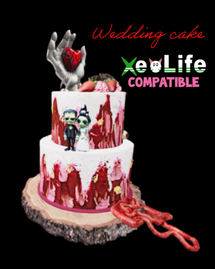 Xeolife horror wedding cake