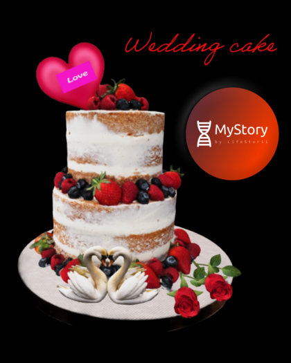 Love wedding cake for MyStory