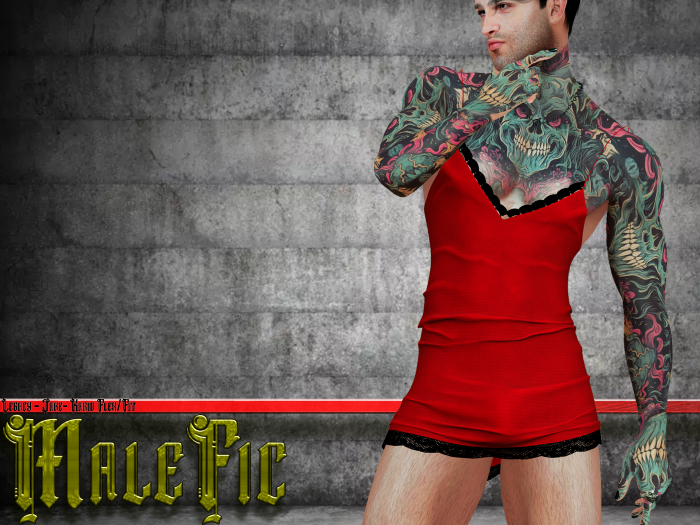 !!MaleFic GF Dress-RED
