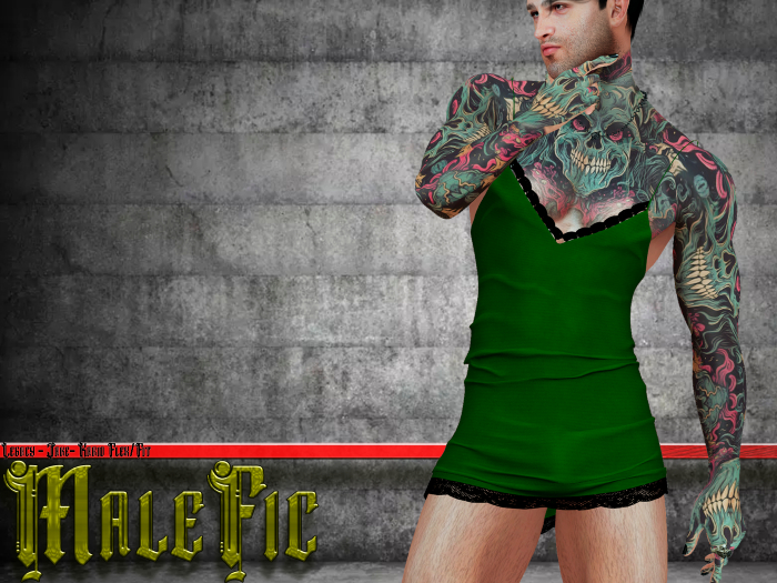 !!MaleFic GF Dress-GREEN