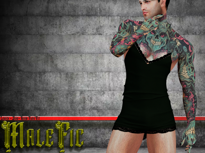 !!MaleFic GF Dress-BLACK