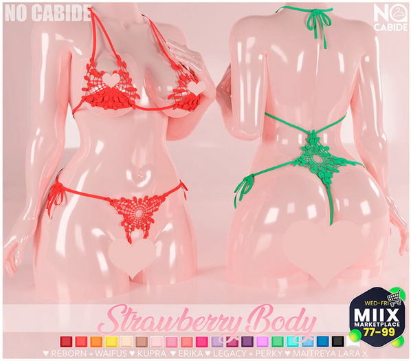 No Cabide :: Strawberry Body [HUD] ♥ SALE ♥