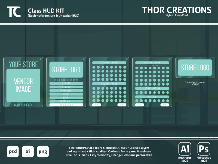Glass Hud Kit