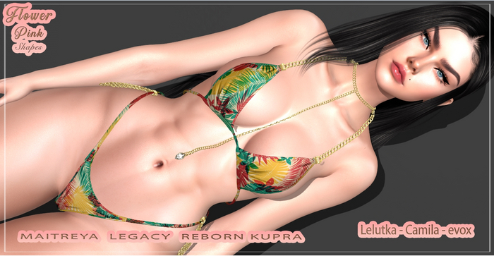 FLOWER PINK - SHAPE - RENATA - LEL - CAMILA - EVOX