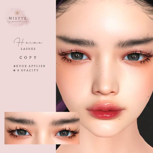 .mistte. Heize Lashes - EvoX Applier HUD - [Unpack]