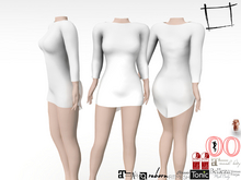 WC816 Long Back Sweater Dress