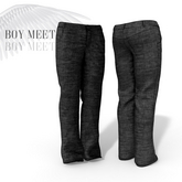 Black Tweed Casual Pants Tweenster