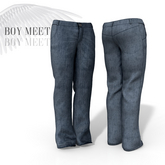 Navy Denim Casual Pants Tweenster
