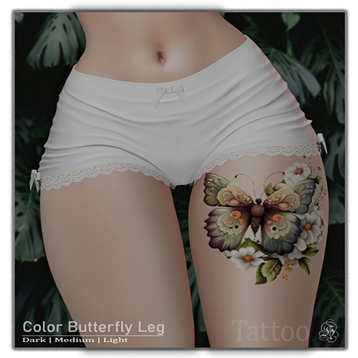 :: H4 // Color Butterfly Leg ::