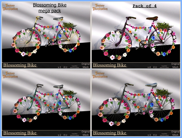 Blossoming Bike mega pack