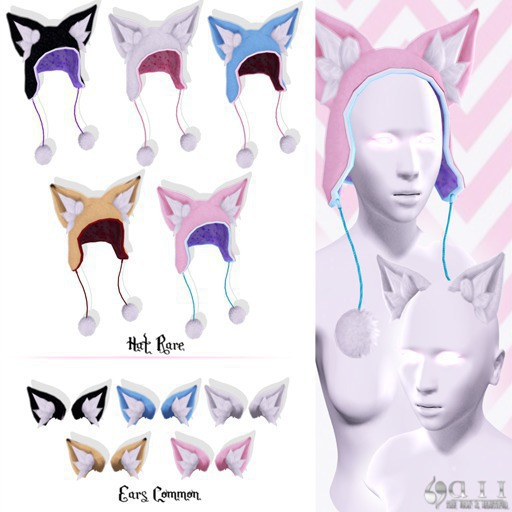 + Kawaii Kitty Hat Gloomy + [aii} RARE