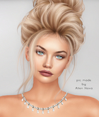 *AvaWay* ROYAL Necklace #1 White- RESIZABLE - SALE !