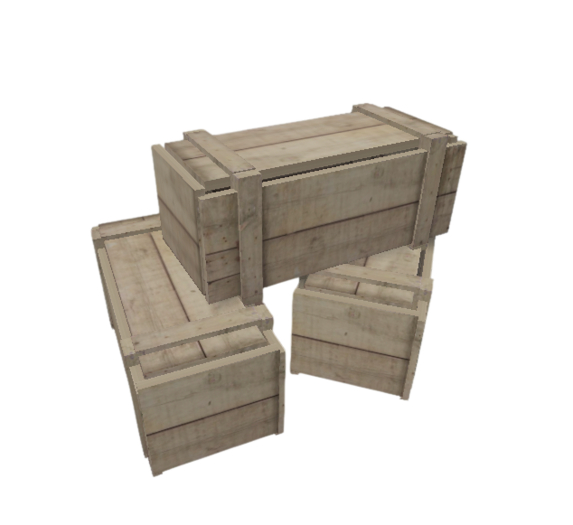 Wooden box seven