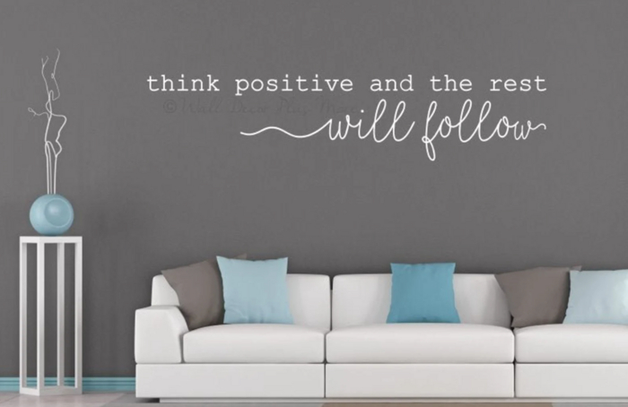 INNATELY.  Think Positive Wall Decal