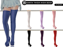 Addams - Santa Thigh High Boot #FATPACK