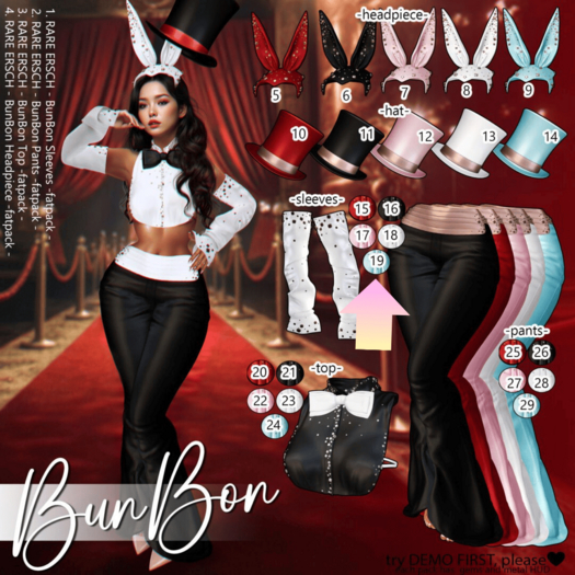 19. ERSCH - BunBon Sleeves {Reborn} -blue-