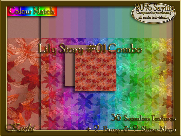 Lily Story #01 COMBO Texture Bundle