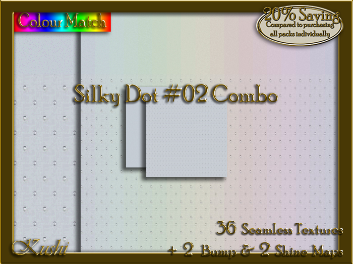 Silky Dot #02 COMBO Texture Bundle