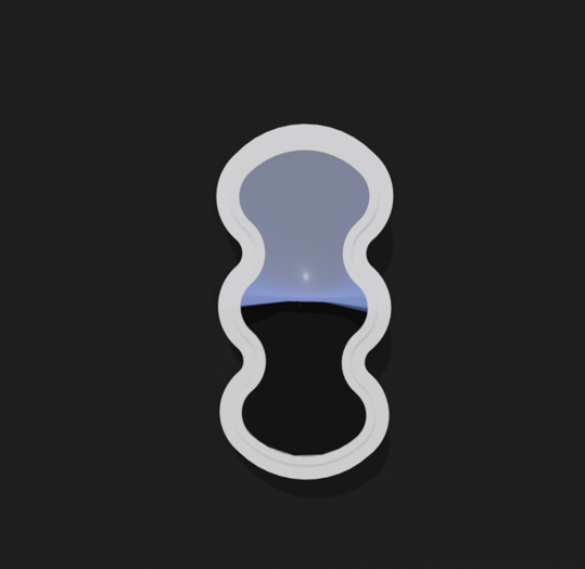 //BEAST TWISTWAVE MIRROR [WHITE]