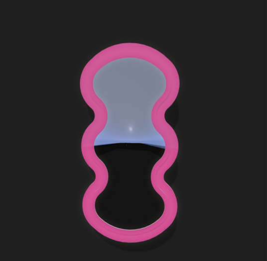 //BEAST TWISTWAVE MIRROR [PINK]