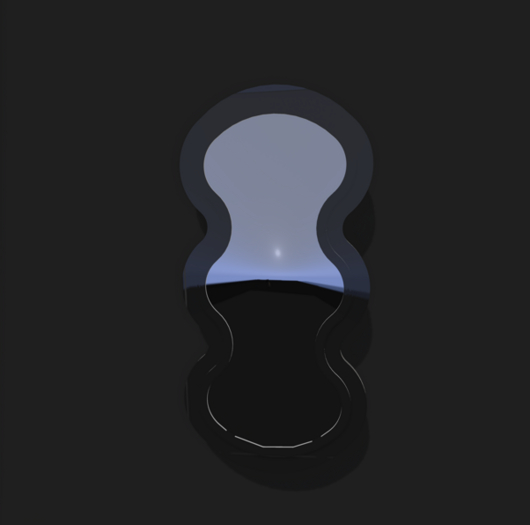 //BEAST TWISTWAVE MIRROR [BLACK]