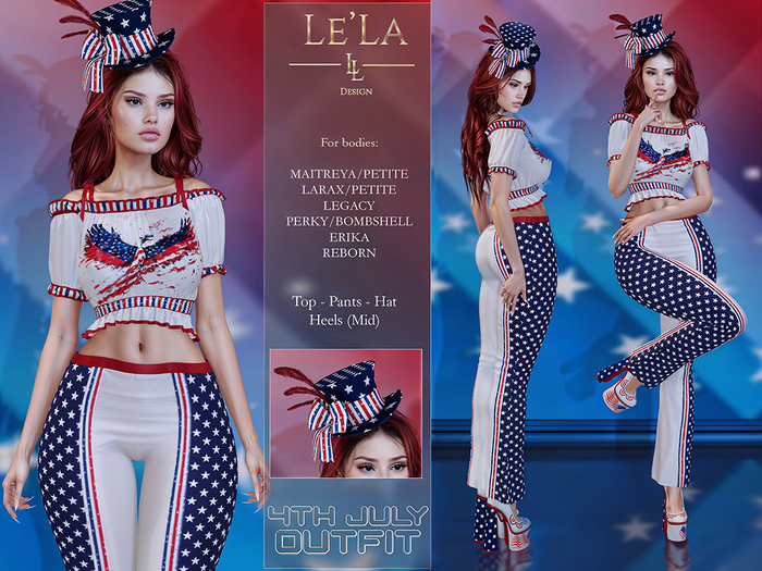 {Le'La} 4th July Outfit #4 ♥Promo♥
