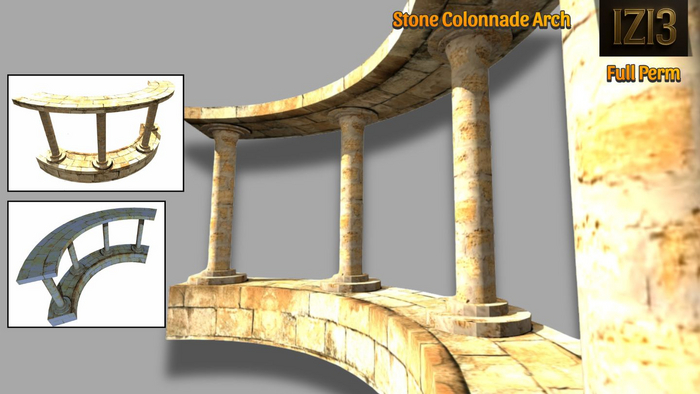 Stone Colonnade Arch _ Full Perm