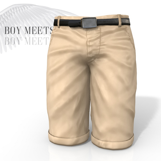 Beige Short Shorts Tweenster