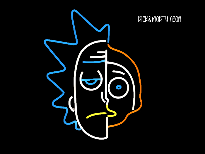 Rick & Morty Neon Sign
