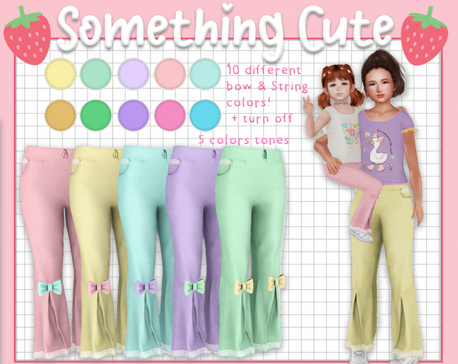 SC. Flared Pastel Pants 
