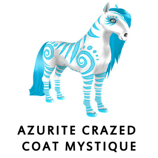 Female, Azurite Crazed Coat Mystique, Rune Tanzanite