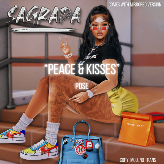 [sagrada.] PEACE & KISSES Pose