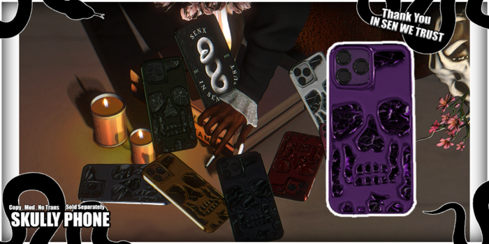 SENX SKULLY PHONE (PURPLE)