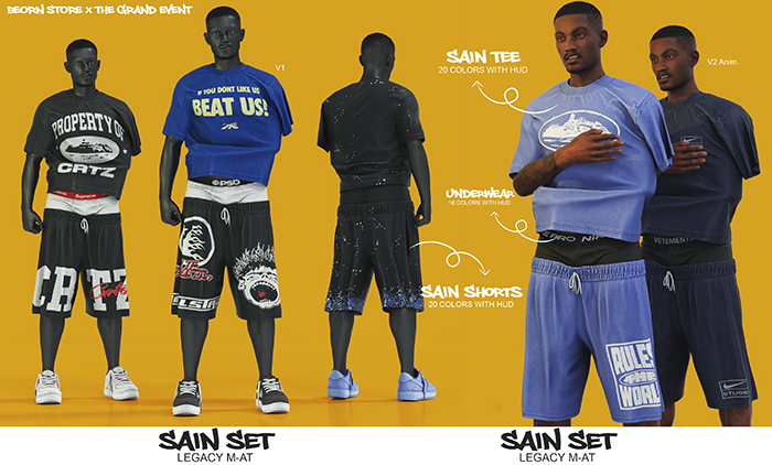 [ BEORN ] SAIN TEE // FATPACK