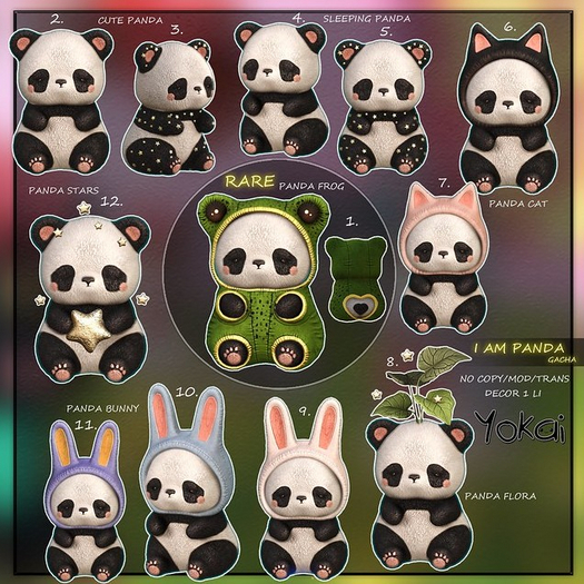 YOKAI - I am Panda COMPLETE FATPACK