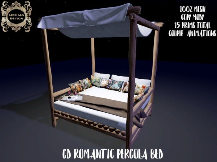 GD ROMANTIC PERGOLA BED