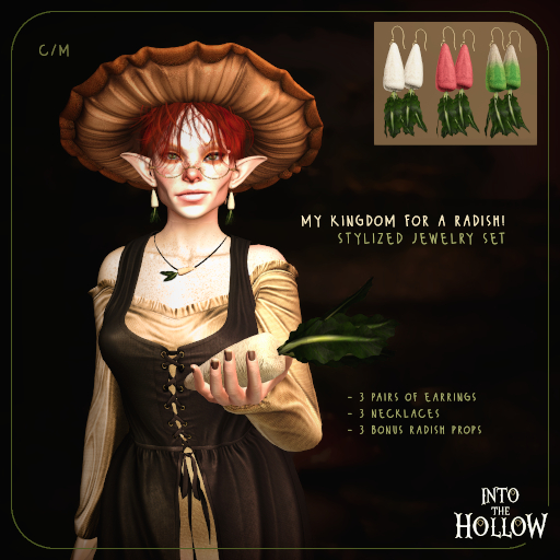 {ITH} My Kingdom for a Radish ~ Jewelry Set