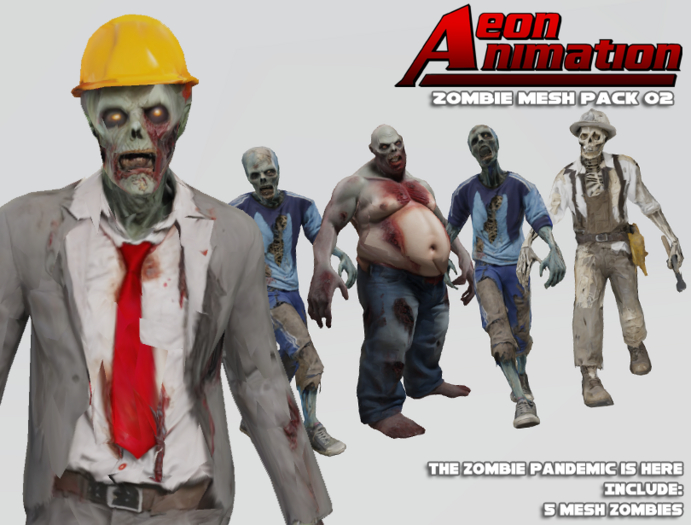 Zombie monster pack 02