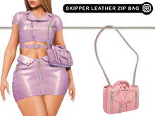 Addams - Skipper Leather Zip Bag #04