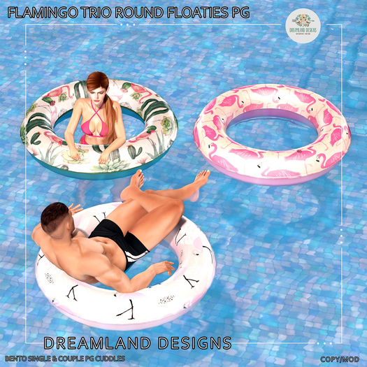 DD Flamingo Floaties Set PG
