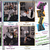 !AKIA - gym baddies pt1 POSES